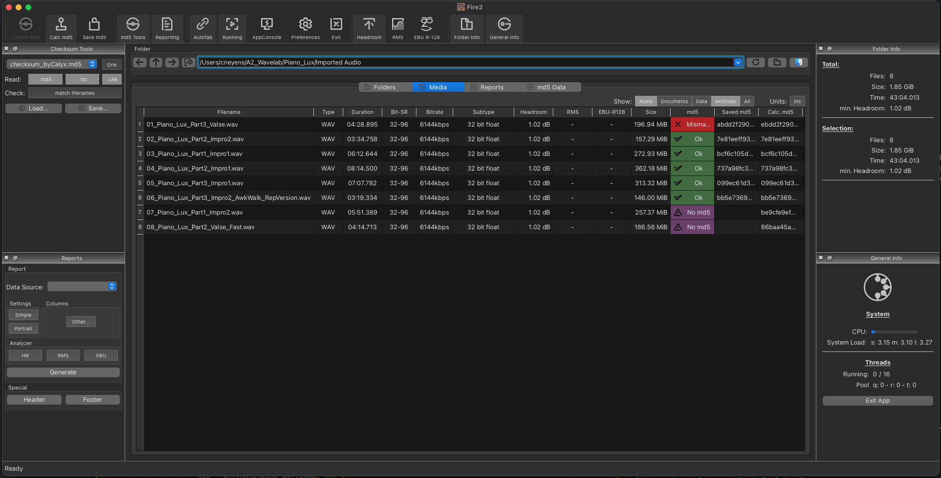 Fire2 workflow overview
